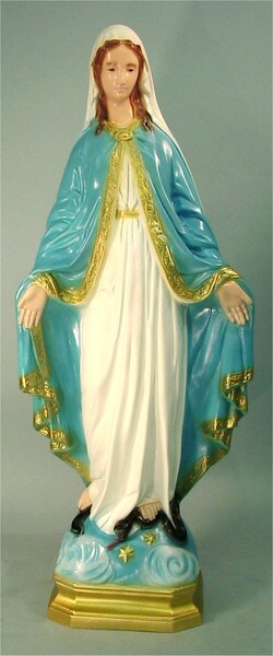 Our Lady Of Grace Color Statue for Home or Garden